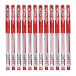 宝克（BAOKE） 880F-2 中性笔 经典商务签字笔/水笔 0.5mm 12支/小盒 (红色) 